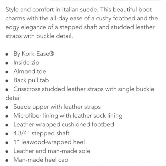 New Kork-Ease Kenai Harness Italian Suede Booties in Burgundy Wine - Picture 13 of 14